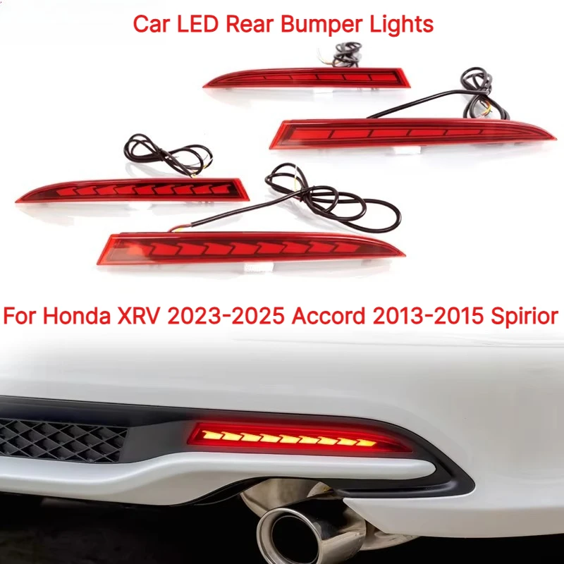 For Honda XRV 2023-2025 Accord 2013-2015 Spirior Factory Selling Car LED Rear Bumper Lights Fog Lamps LED Tail Lamp