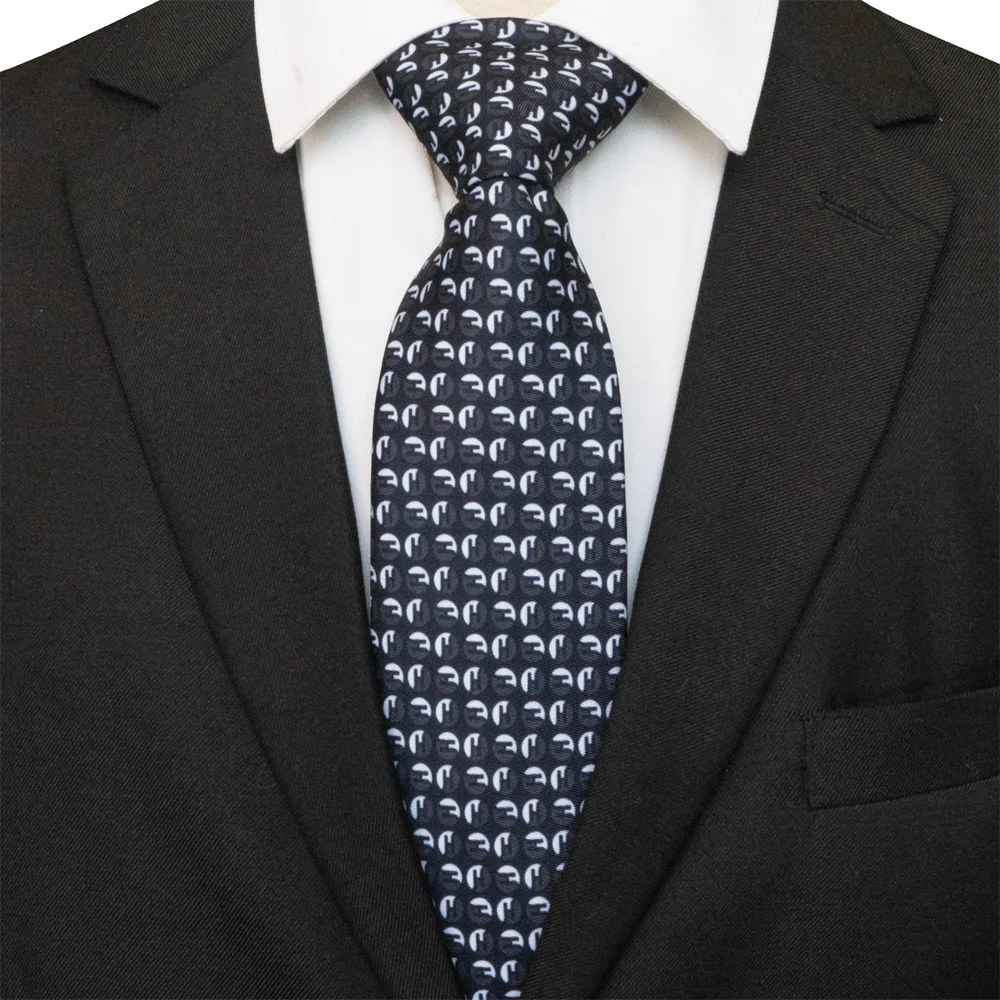 EASTEPIC Klassische Herrenkrawatten, modische bedruckte Krawatten mit geometrischen Designs, blaue Krawatten für Männer, Hochzeitsaccessoire, Geburtstagsgeschenk – Detail 14