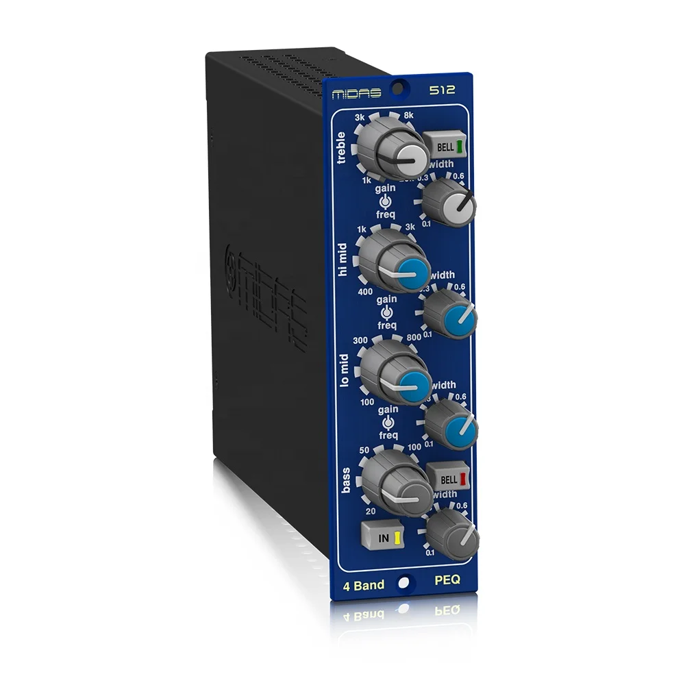 Equalizer parametriczny Midas serii 500 512 V2 Studio EQ Module Pa System Studio Sprzęt muzyczny