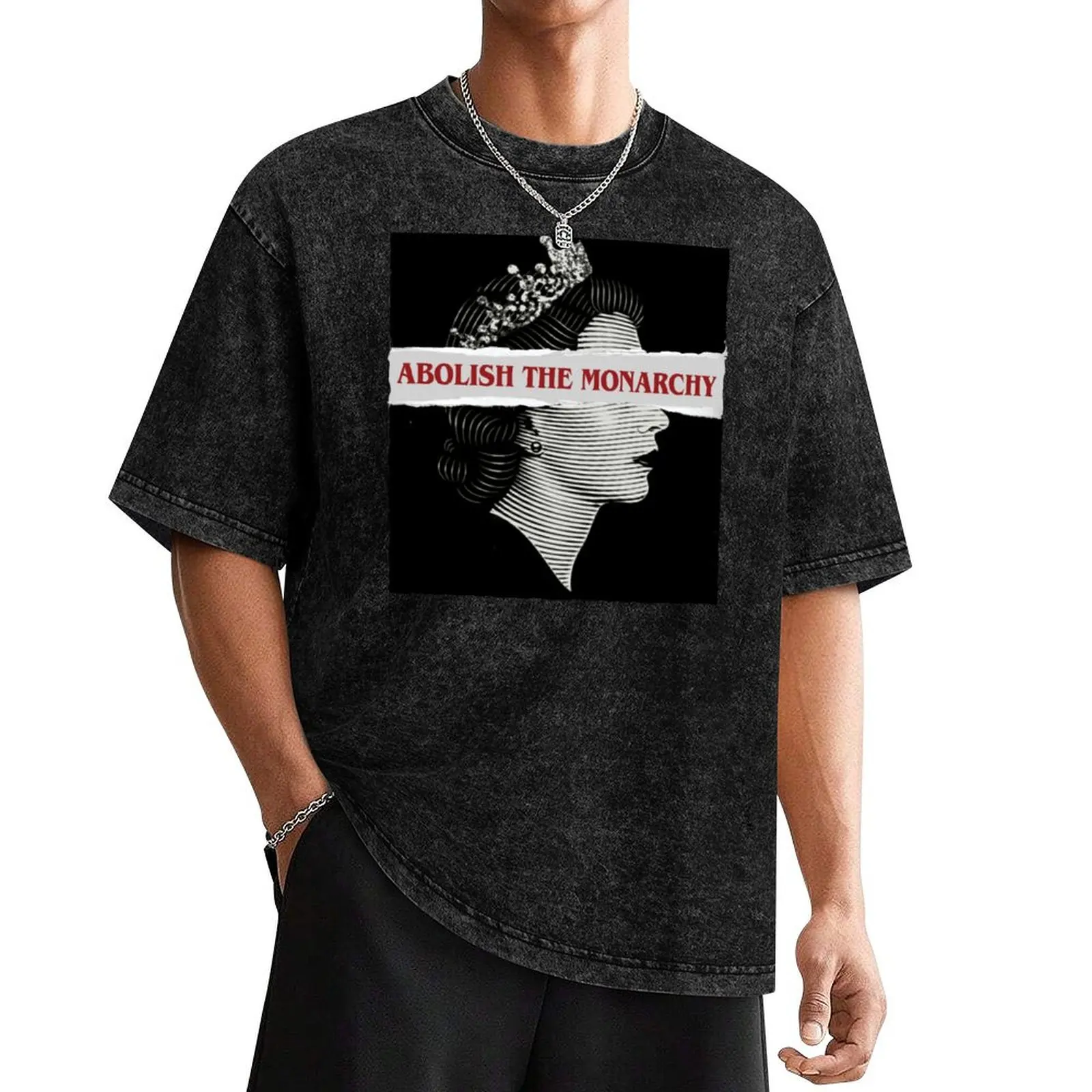 Abolish the Monarchy T-Shirt plus sizes sweat mens tall t shirts