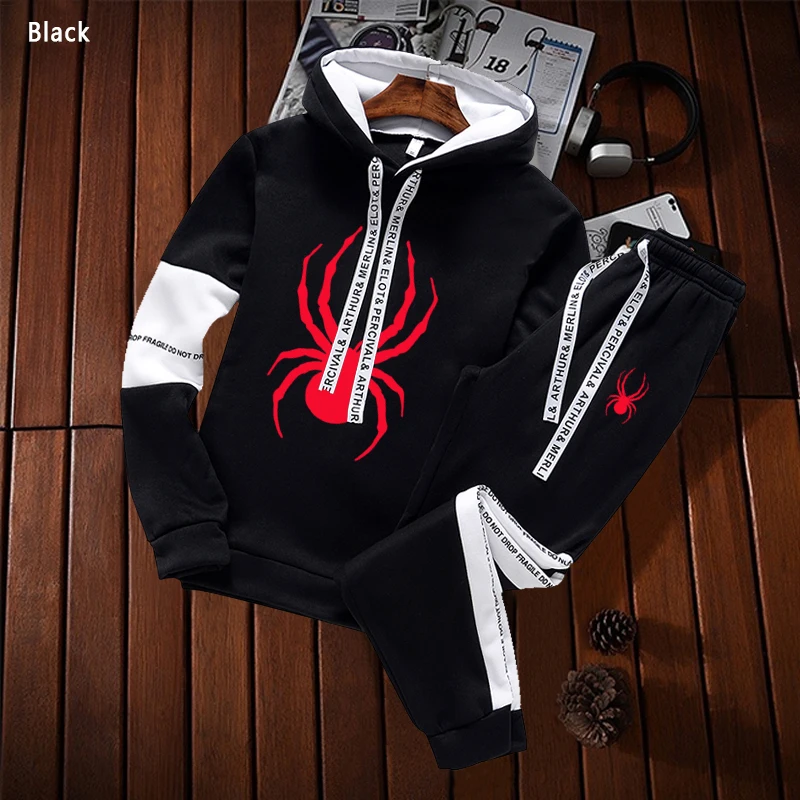 

2024 Autumn New print Men's Women Fashion Casual Tracksuits Outdoor Fitness Jogging Hooded Sets Sports Luxury Hoodie+Pants Suit