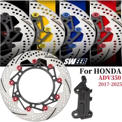 For HONDA ADV350 Motorcycle Front Wheel 300MM 17-25years Brake Disc Rotor Modified Brake Calipers Pump Adapter Replacement Part