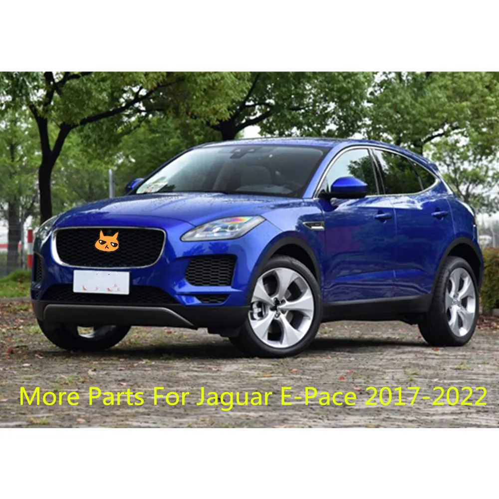 Car Cover Detector Carbon Fiber Trim Front Bottom Grid Grill Grille Hoods For Jaguar E-Pace Epace 2017 2018 2019 2020 2021 2022
