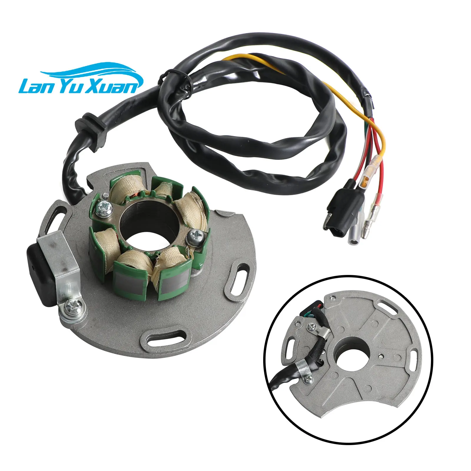 

Areyourshop Generator Stator Coil Base Assembly For GAS EC125 XC125 2001 Repl.# MC250034005