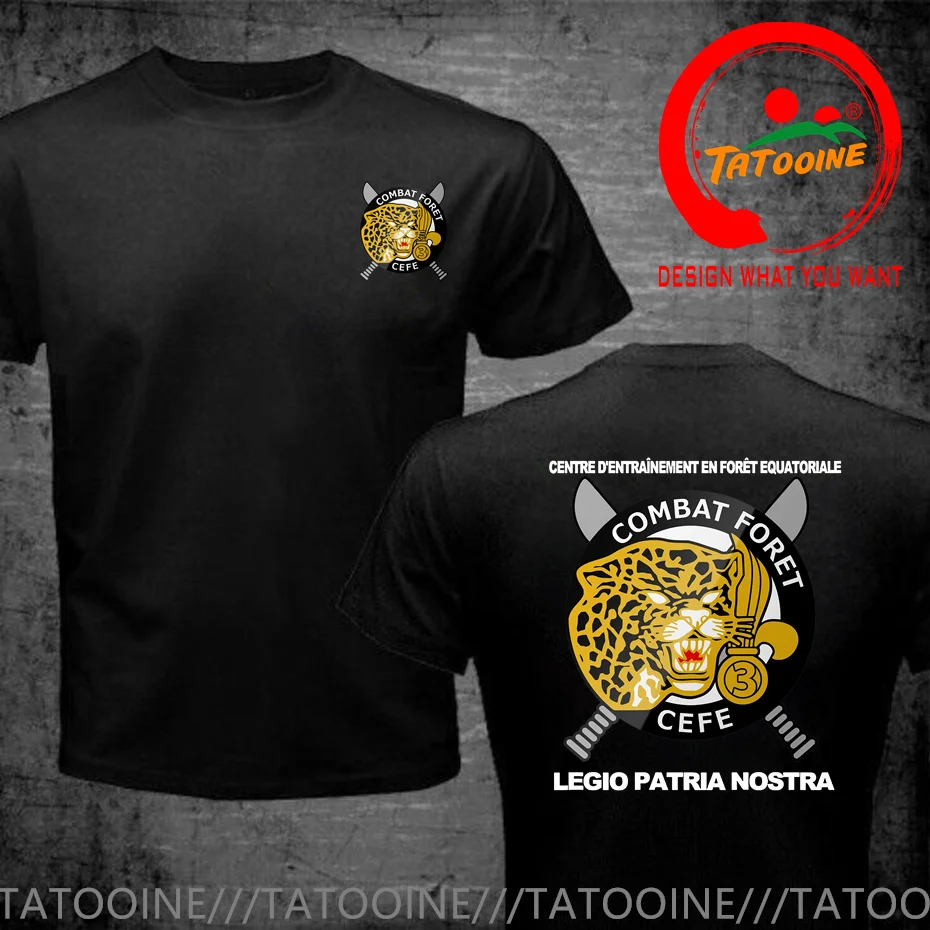 French Foreign Legion 3REI / CEFE Etrangere Jungle Warfare Training T-Shirt France Special Army Short Sleeve O-Neck Mens T Shirt