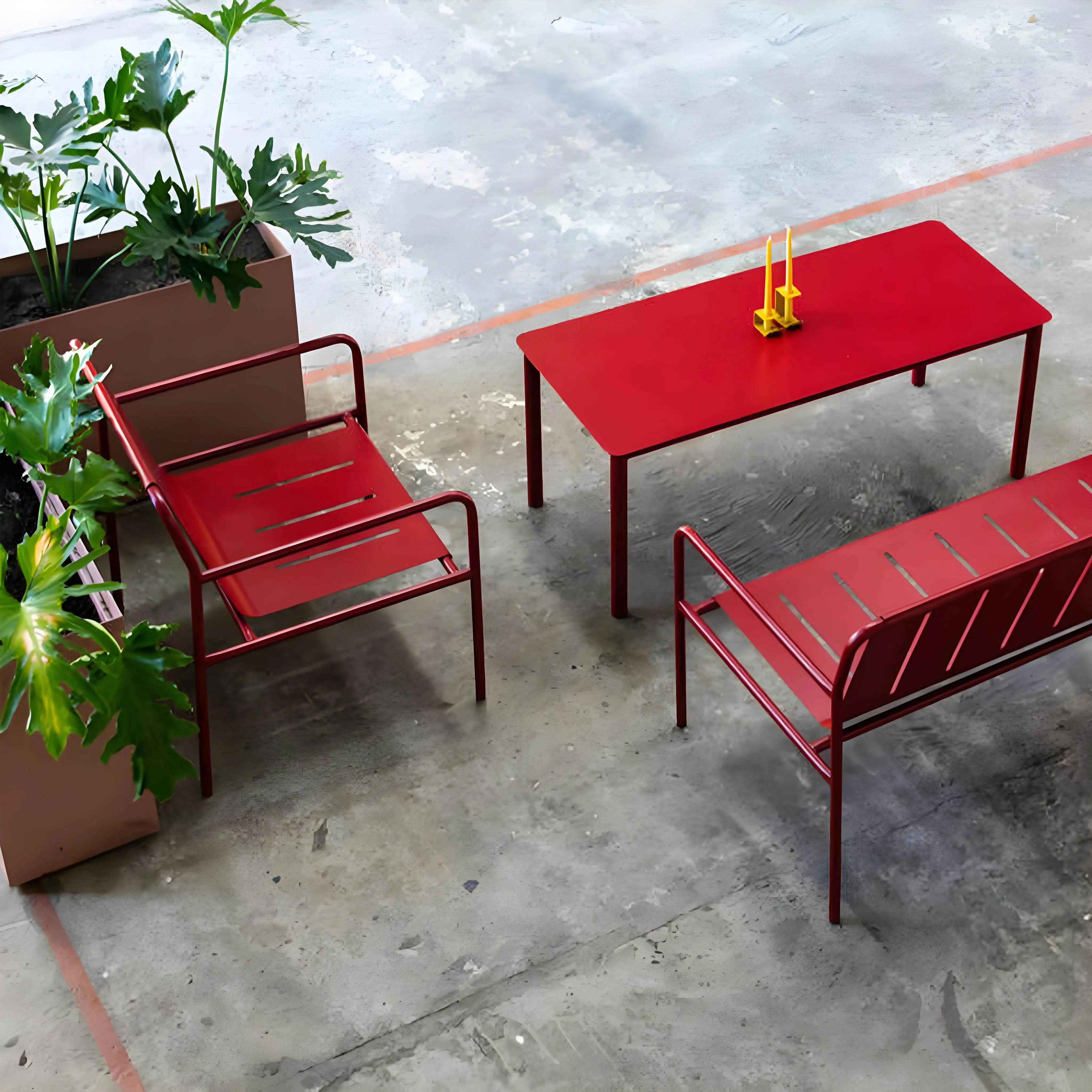 Set Tavolo e Sedie da Esterno - Outdoor Furniture For Cafe recensione e prezzo