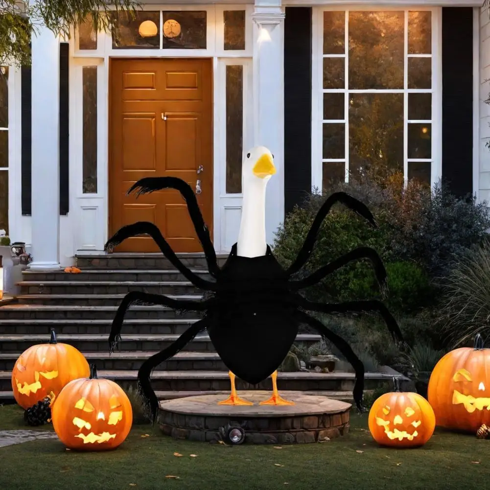ideal-ajuste-gramado-ganso-traje-halloween-ganso-cosplay-acessorio-halloween-ganso-outfits-para-23-polegada-estatua-preto-para-ao-ar-livre