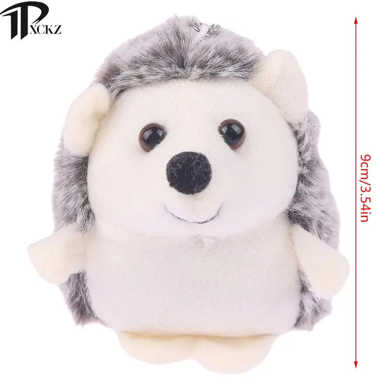 Hedgehog Doll Doll Plush Toy Key Chain Cute Hedgehog Plush Toy Cartoon Animal Pendant Soft Fur Doll Key Chain Backpack Car Bag