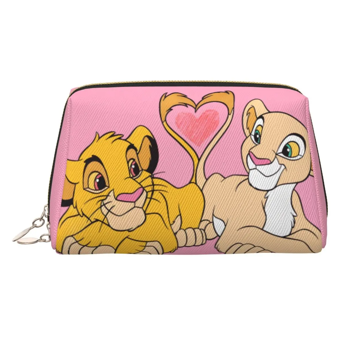 

Custom The Lion King Movies Cartoon Manga Cosmetic Bag Women Cute Big Capacity Makeup Case Beauty Storage Toiletry Bags