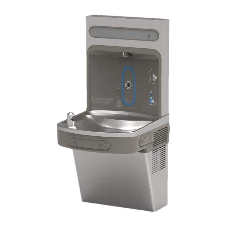 Induction drinking water compression refrigeration fountain wall mounted water dispenser outdoor
