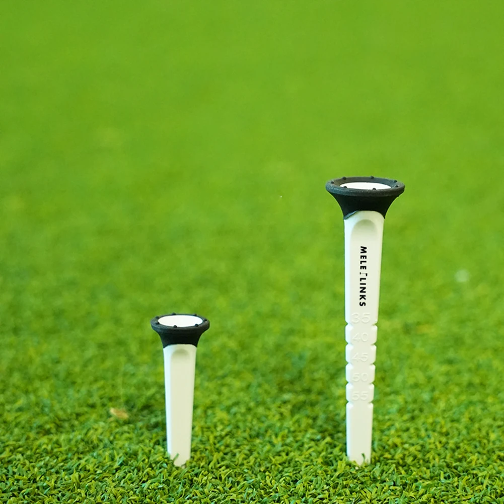 12Pcs Plastic Golf Tees Golf Training Ball Tee 5 Level Adjustable Height Golf Ball Holder Tees Reduces Friction Golf Accessories