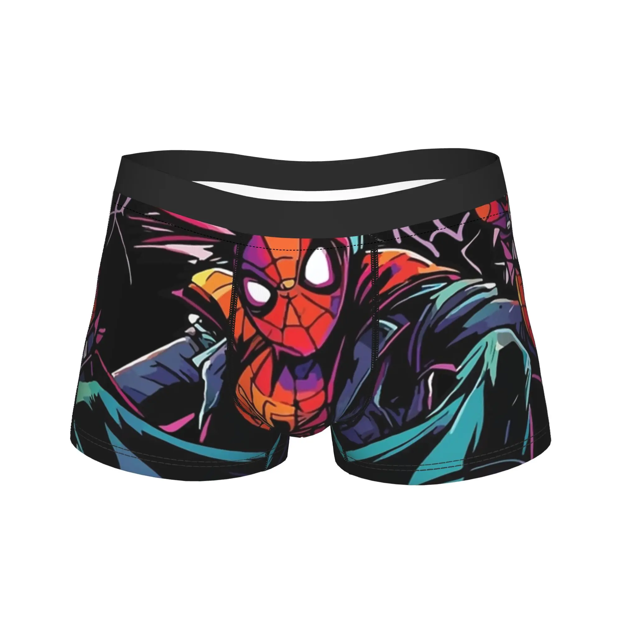 

Men's Spider Punk from Across the Spider-Verse Spider Man Boxer Briefs Shorts Panties Soft Underwear Male M-XXL Underpants