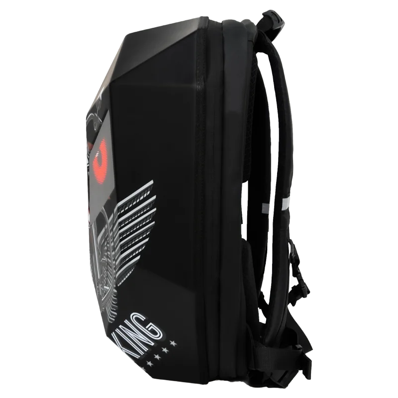 라이더 오토바이 LED 배낭 라이트 블루투스 학교 가방 하드쉘 오토바이 타고 전체 헬멧 배낭 Rugzak