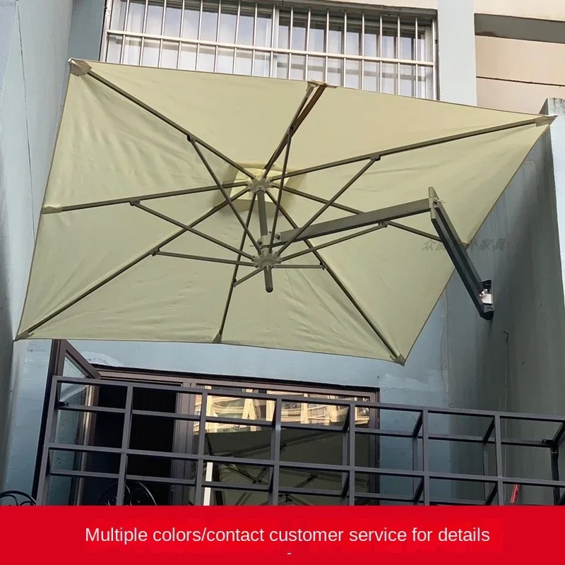 Outdoor folding sunshade umbrella