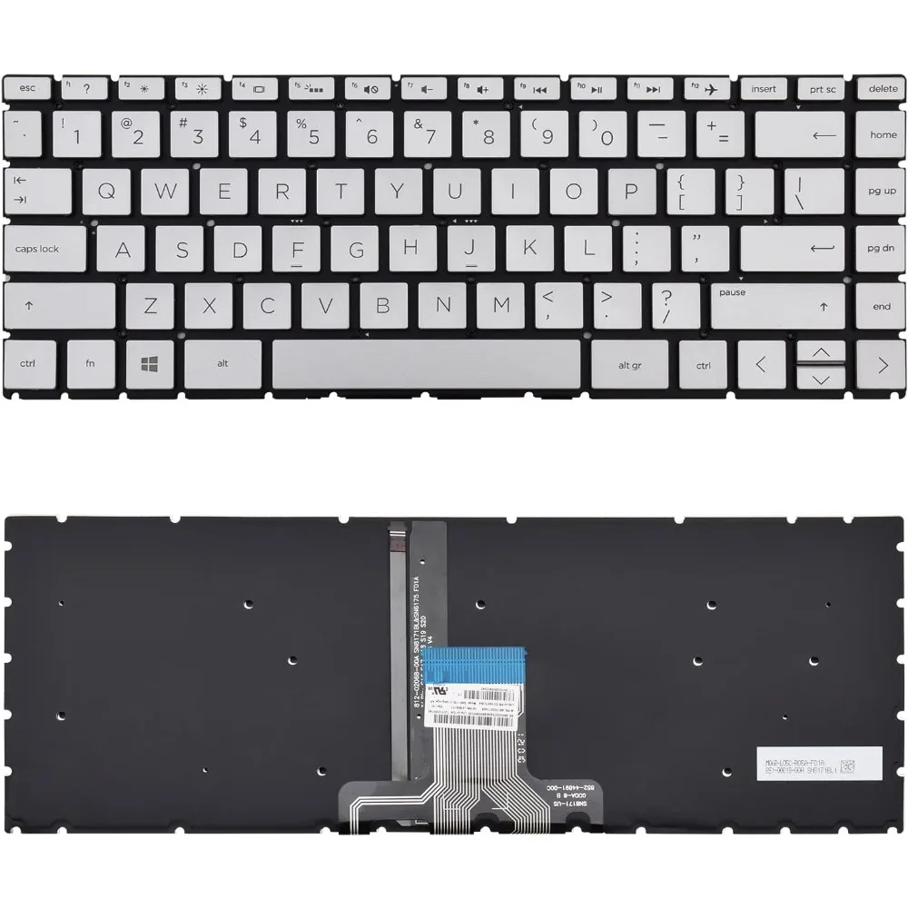 Teclado layout americano para HP 14-CK 14-CD 14-CM 14-DG 14-DQ 14s-DQ 240 G7 245 G7 246 G7 X360 14-CD 14-DH 14-CE