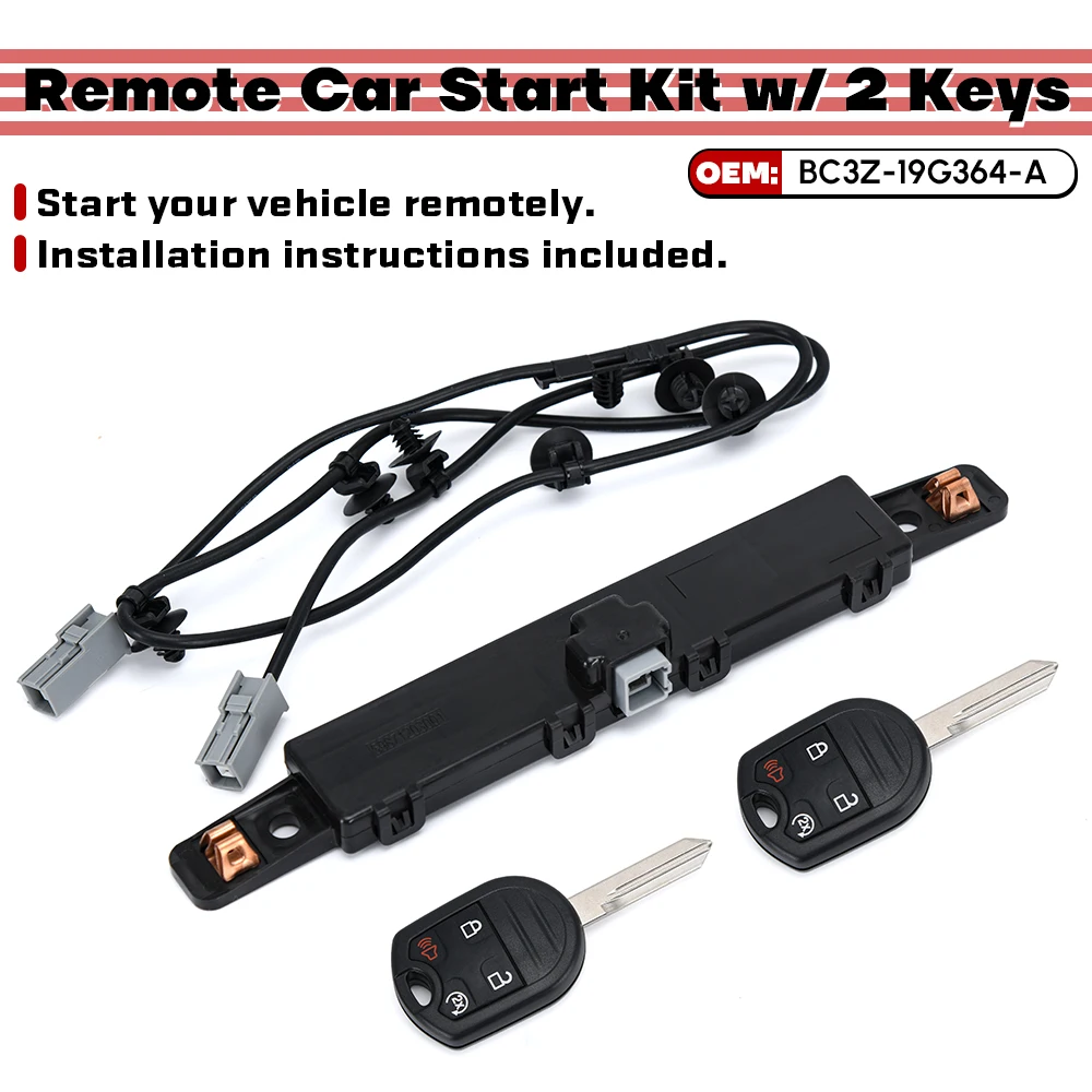 BC3Z-19G364-A Car Auto Starter Remote Start System Kit For Ford F150 2011-2014 F250 350 F450 F550 Super Duty 2011-2016 Parts