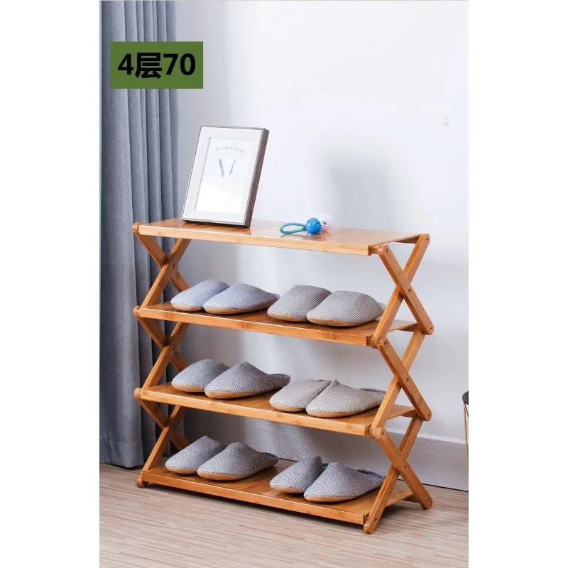 The shoe rack is simple for home use, and it looks good indoors in the outer corridor. Economical solid wood does not need to be