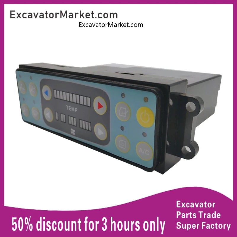 

Excavator Spare XCMG xe Zhonglian Intelligent Sany sy-60 Cab Supplies Air Conditioning Panel Controller Switch Button