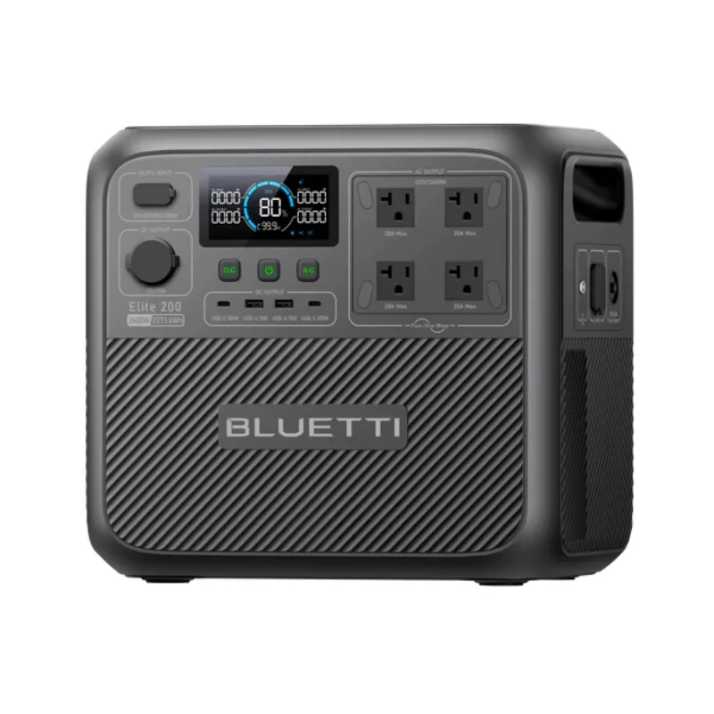 BLUETTI Portable Power Station Elite 200 V2, 2073.6Wh Battery Backup 2600W AC Outlets For Camping, Off-grid, Power Outage