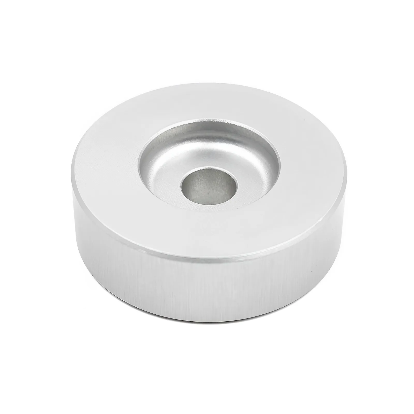 2024 رائجة البيع 45 دورة في الدقيقة محول القرص الدوار الألومنيوم الفضة الأسود 7 بوصة EP سجل القرص الدوار الفونوغراف الفينيل التقنيات مركز محول