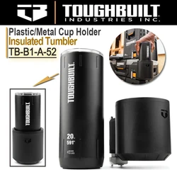 TOUGHBUILT TB-B1-A-52 Exclusive Thermos Cup for Stackable Tool Box Portable Vacuum Flask Plastic/Metal Cup Holder