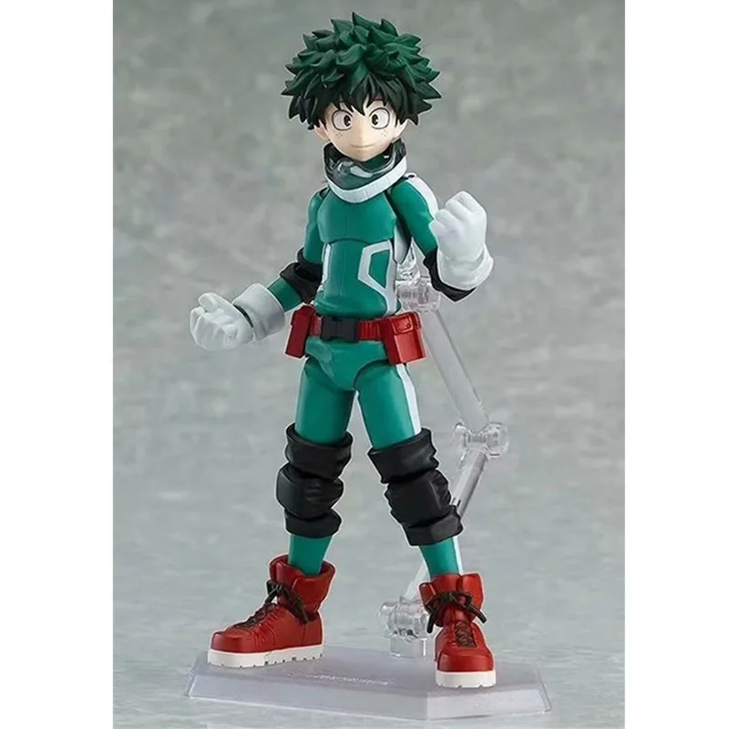 14.5cm Anime My Hero Academia Figure Midoriya Izuku Action Figure Figma 323 Pbv Model Deku Statue Collectible Desk Ornaments Toy