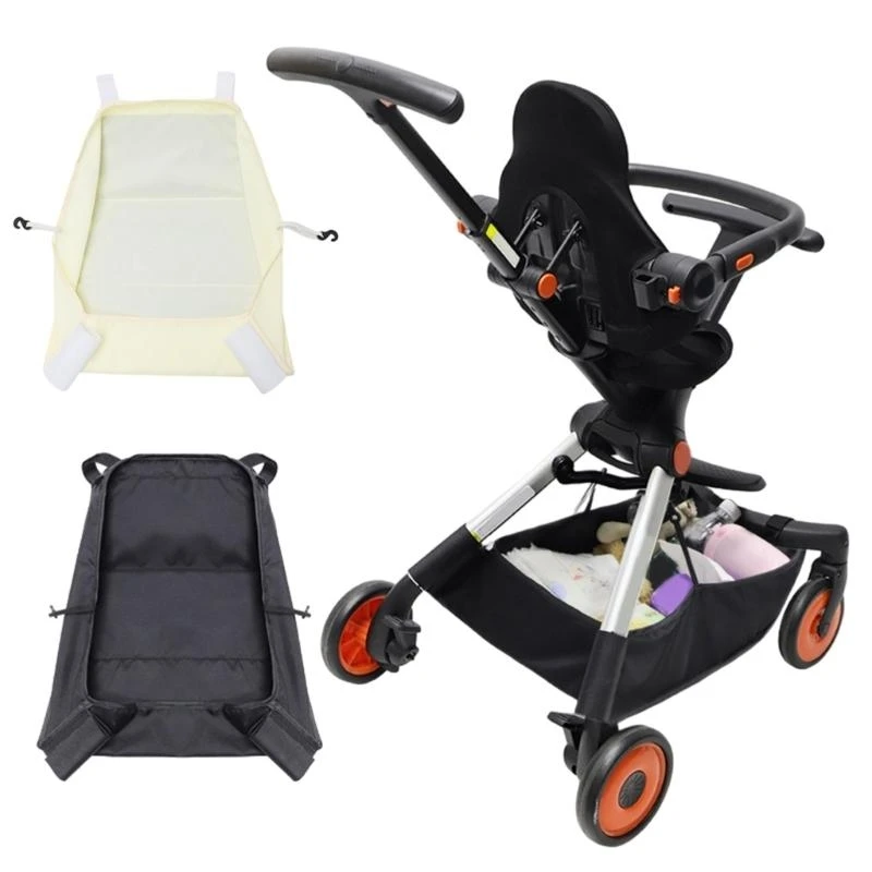 

M76C Large Under Seats Pram Bag Easy Installation Essential Pram Basket Portable Bag Perfect for Diapers & Accessories