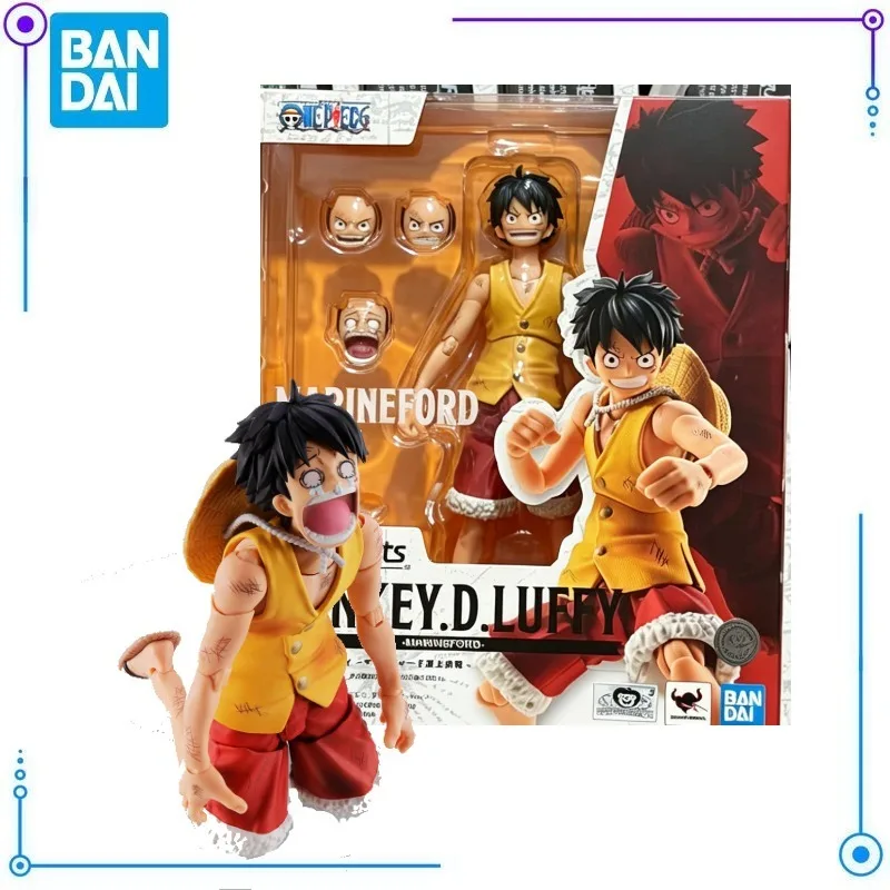 Auf Lager BANDAI SPIRITS S.H.Figuarts ONE PIECE Monkey D. Luffy Ace Actionfiguren Modellspielzeug Exquisite Figuren Anime-Charaktere