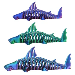 Hammer shark multi joint movable figurine model gift, home decoration decoration, children's toys, parent-child