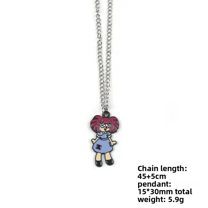 Erstaunliche Zirkus-Anime-Accessoires: Pomni-Figur, Legierungs-Halskette, Sammlerstück Jax-Anhänger, Sammlerstück Kinger-Taschen-Accessoire, Spielzeug, Geschenke – Detail 11