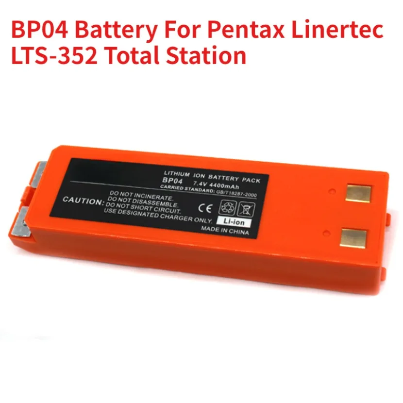 

4400mAh Rechargeable Battery BP04 for Pentax Linertec LTS-352 Total Station Li-ion Battery