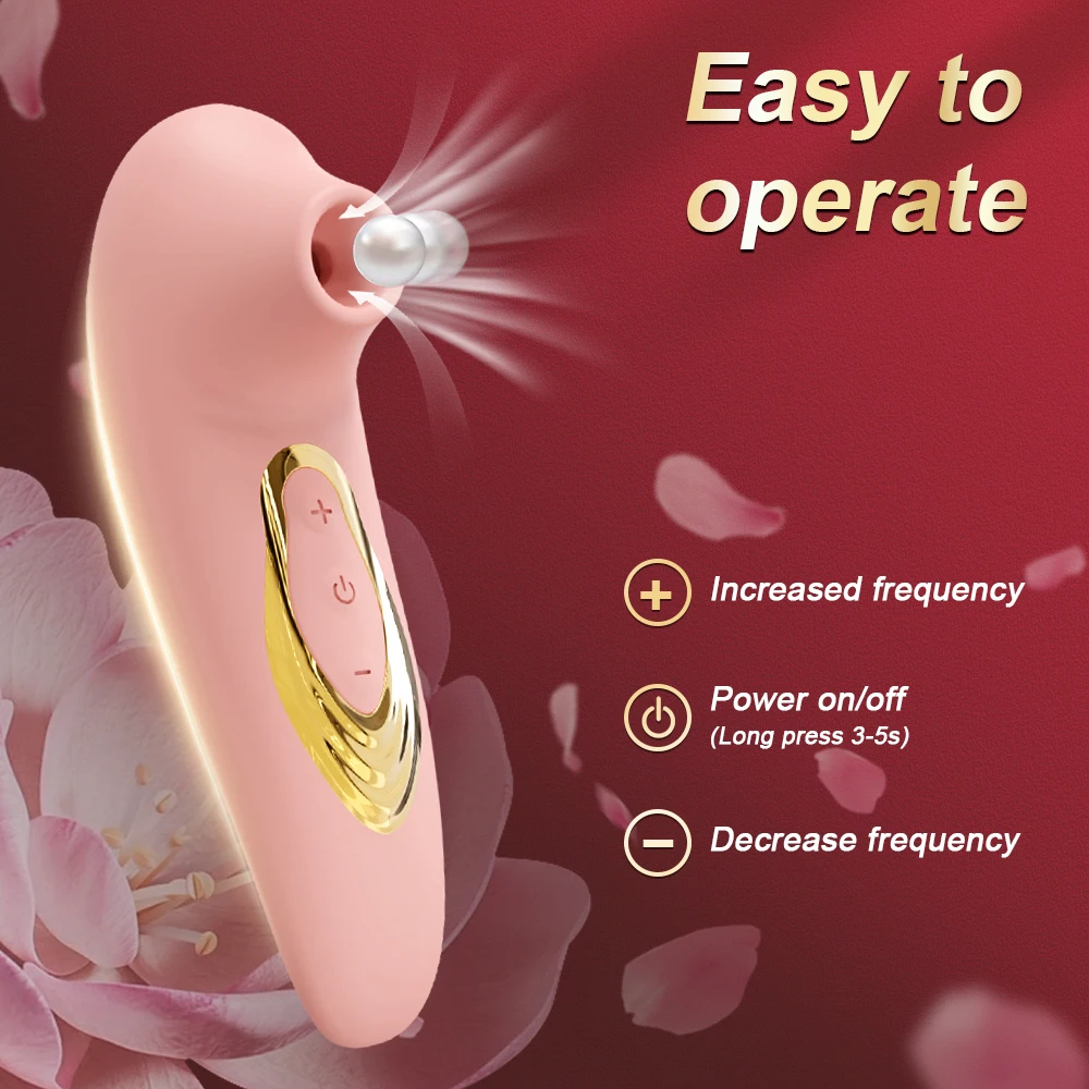 Powerful Clit Sucker Vagina Sucking Vibrator for Women Clitoris Vacuum Stimulator ​Nipple Vibrator Female Sex Toy for Adults 18