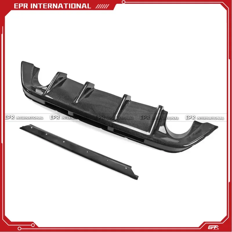 

Для Ford Focus 2010, задний диффузор из углеродного волокна типа RS, глянцевое волокно, задний бампер под панелью, аксессуары, гоночная отделка, автомобильный Стайлинг