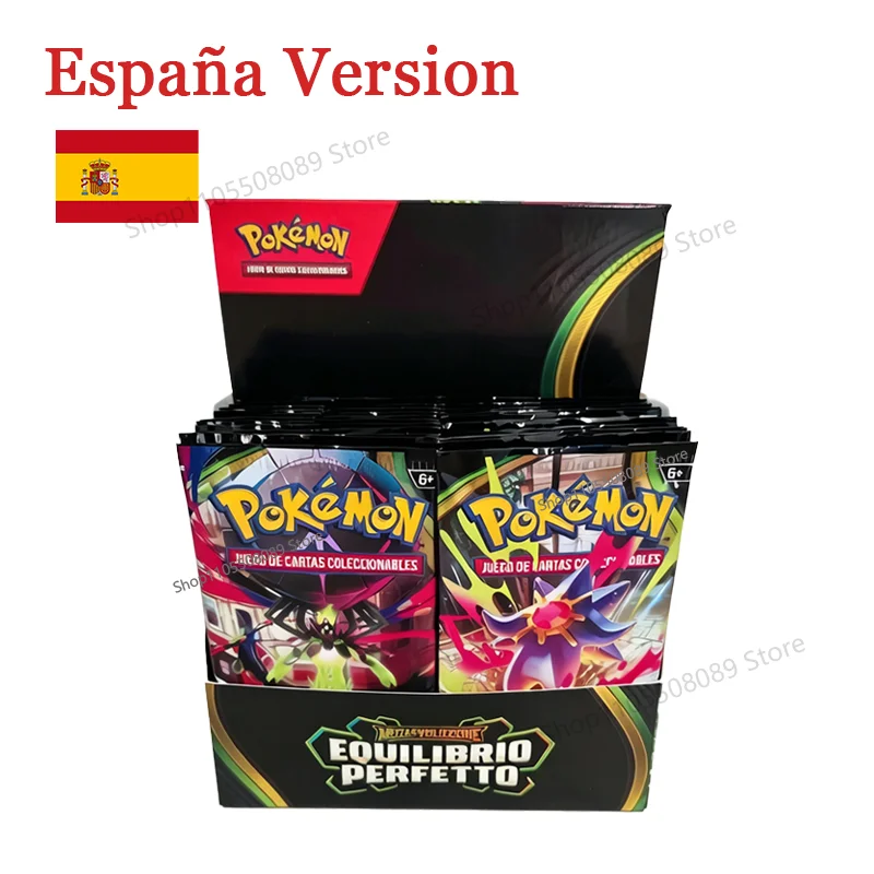 Spanish 360Pcs Poke TCG Mega Evolution Perfect Order Classics Booster Box Trade Card Game Children Collectible Cards