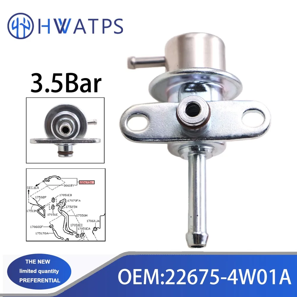 

22675-4W01A 3.5BAR FPD43 3G1030 Fuel Pressure Regulator For Infiniti Qx4 2001-2003 Nissan Pathfinder 2001-2004 1591055
