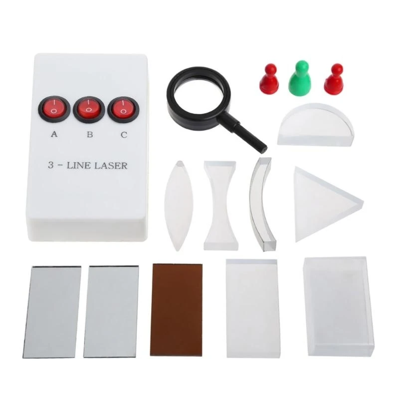 

E06B 1 Set Optical Congave Lins Lens Prism Set Physical Optical