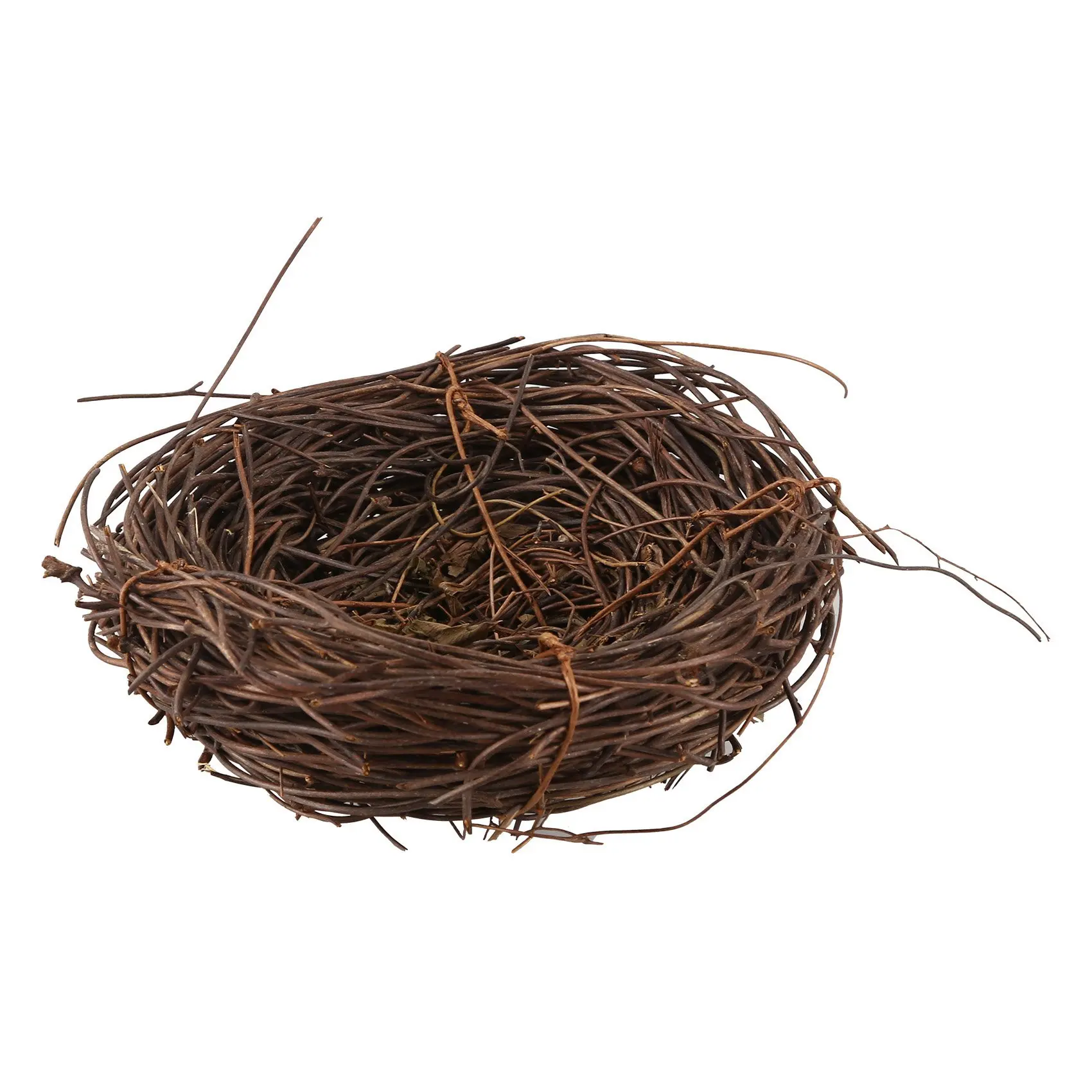 Vite fatta a mano Twig Bird Nest Home Nature Craft Holiday per la decorazione del giardino fotografico