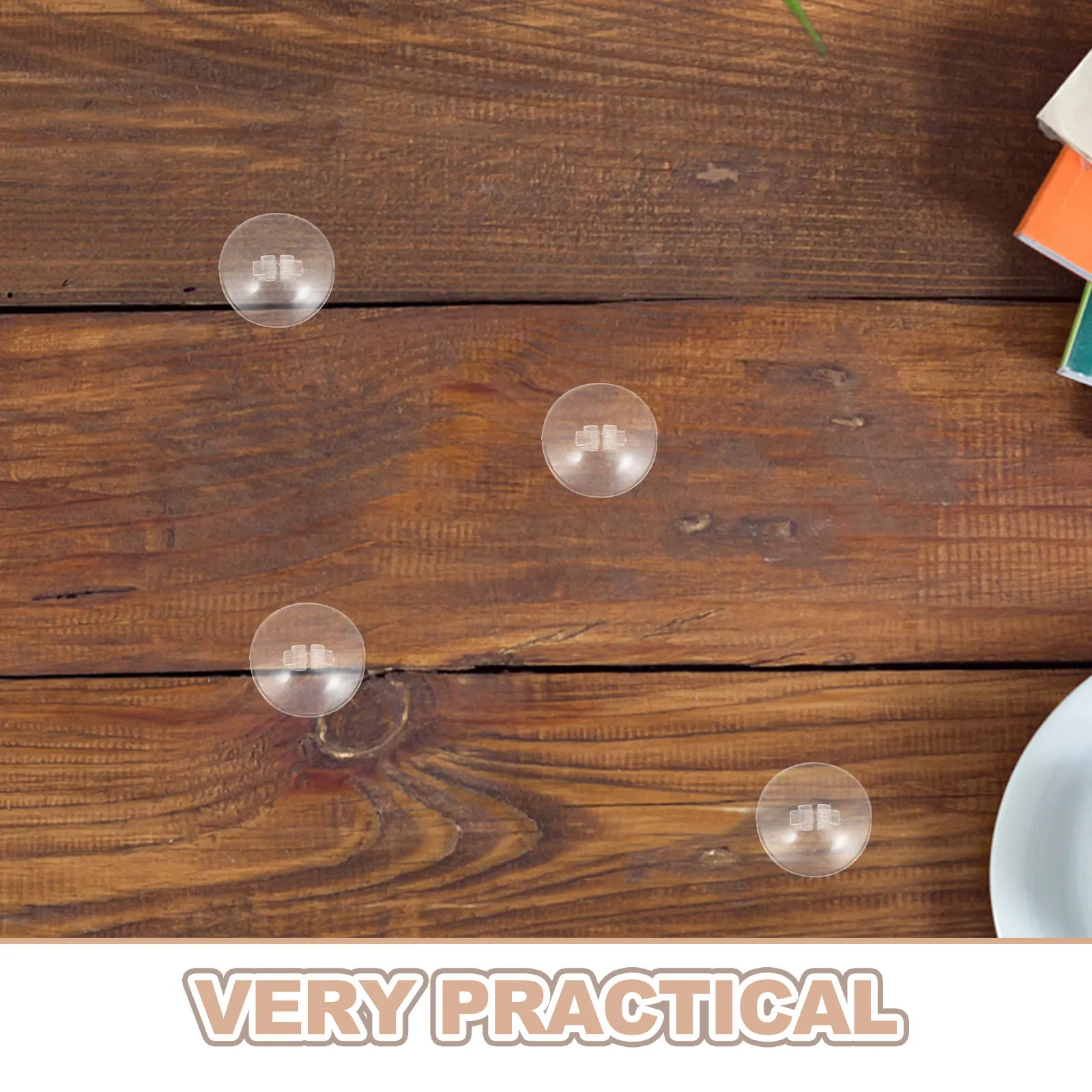 100Pcs Suction Cup Hooks Clear Plastic Mini Strong Hold for Christmas String Lights Fairy Lights Outdoor Decoration Hangers