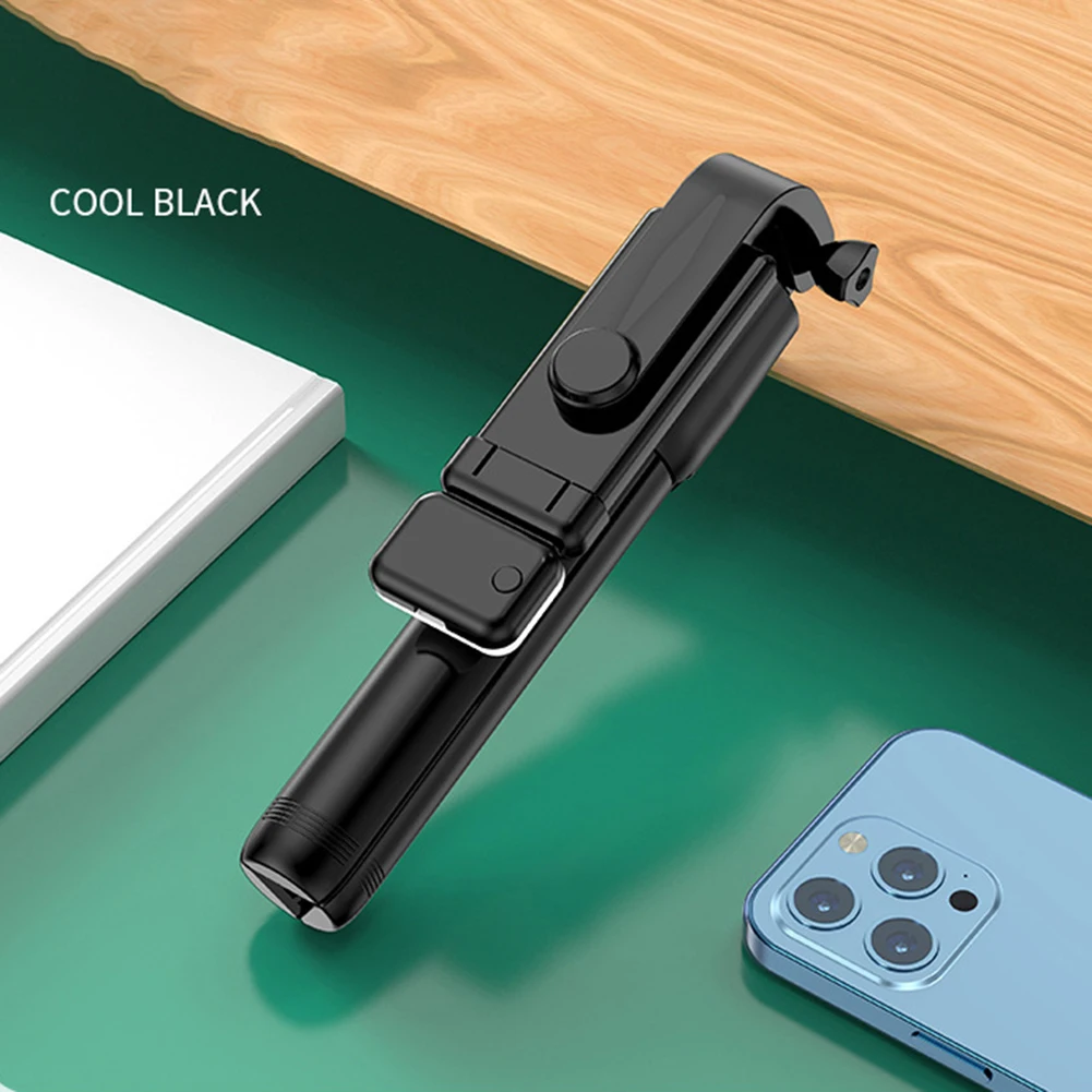 Wireless Selfie Tripod Stabilizer For 360-Degree Rotation Selfie Tripod With Fill Light D Foldable Portable Selfie Mini Tripod