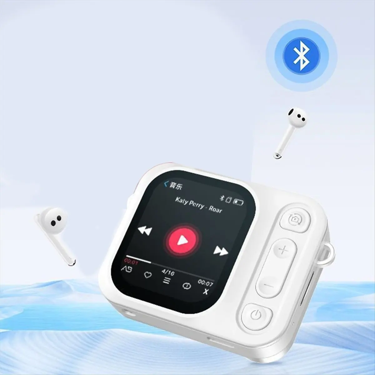 【~ New N07R】MP3 Camera 1.96 Inch with Bluetooth Portable Student Version Novel Reading Music Player Digital Display Screen