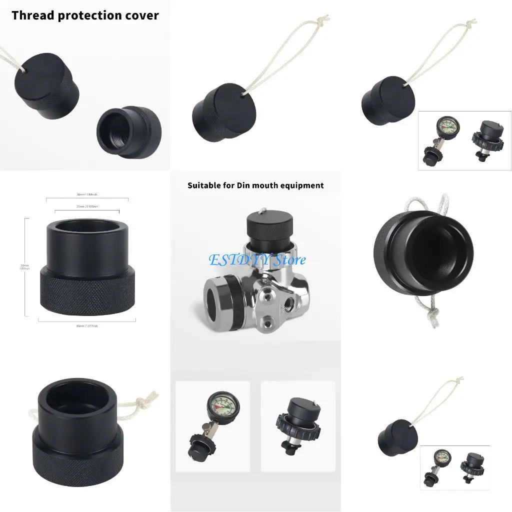 

G6DE Versatile Dust Cap for DIN Port Suitable for Home and Commercial Pools Aluminum Alloy Construction Easy Installation