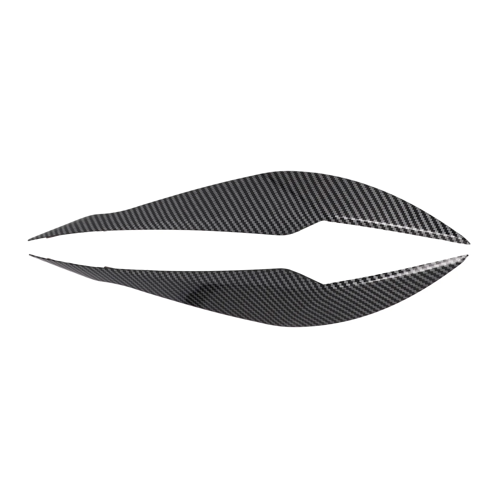 

Carbon Fiber Look Eyebrow Headlight Covers 2 Pieces For For BMW F30 3 Series Sedan and F31 Wagon 2011 2018 Exterior Styling