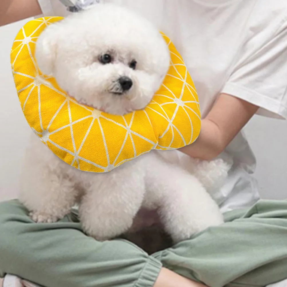 

Pet Collar Postoperative Anti scratch Cotton Dog Cat Cone Recovery Supple after surgery collar pet neck ring breathable durable