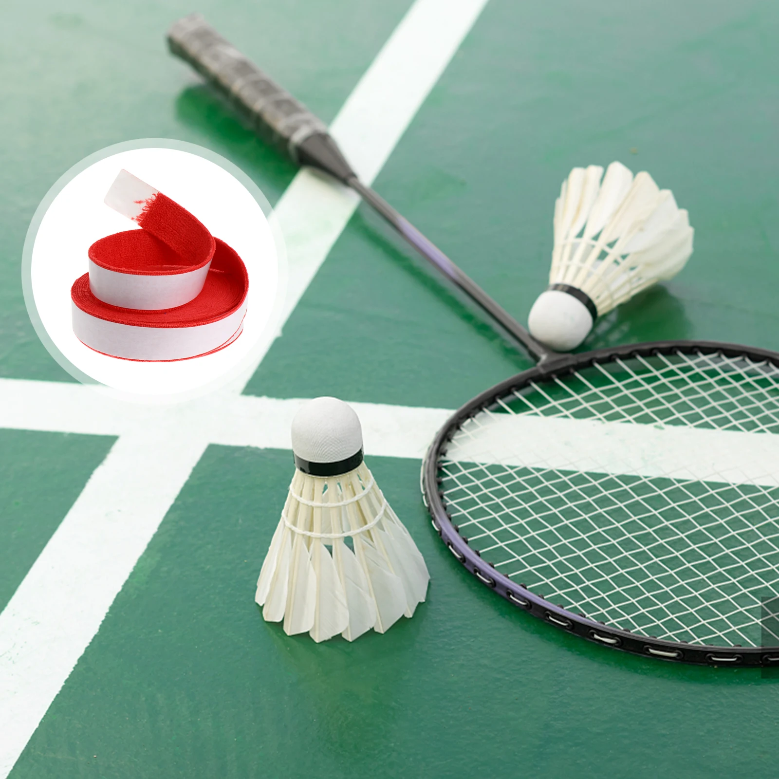 

Anti-slip Handle Glue Grip Tape Roll Tennis Wraps Overgrip Racket Absorb Water Sports Accessories Polyester Replacement Bat