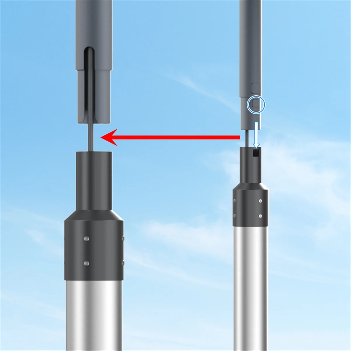 Aluminium-Mastmontage-Kit für Starlink Gen2 V2-Satellitenschüssel für Rohr durchmesser bis zu 2 Zoll Internet-Kit Satellit