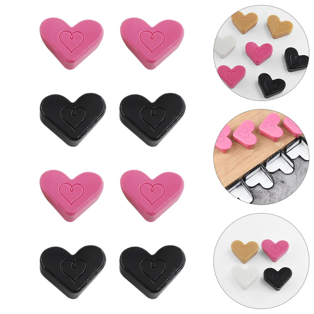 

20pcs Baby Safe Table Corner Protectors Heart Shaped Soft Silicone Anti Collision Guards Desk Edge Cover Furniture Child Proof