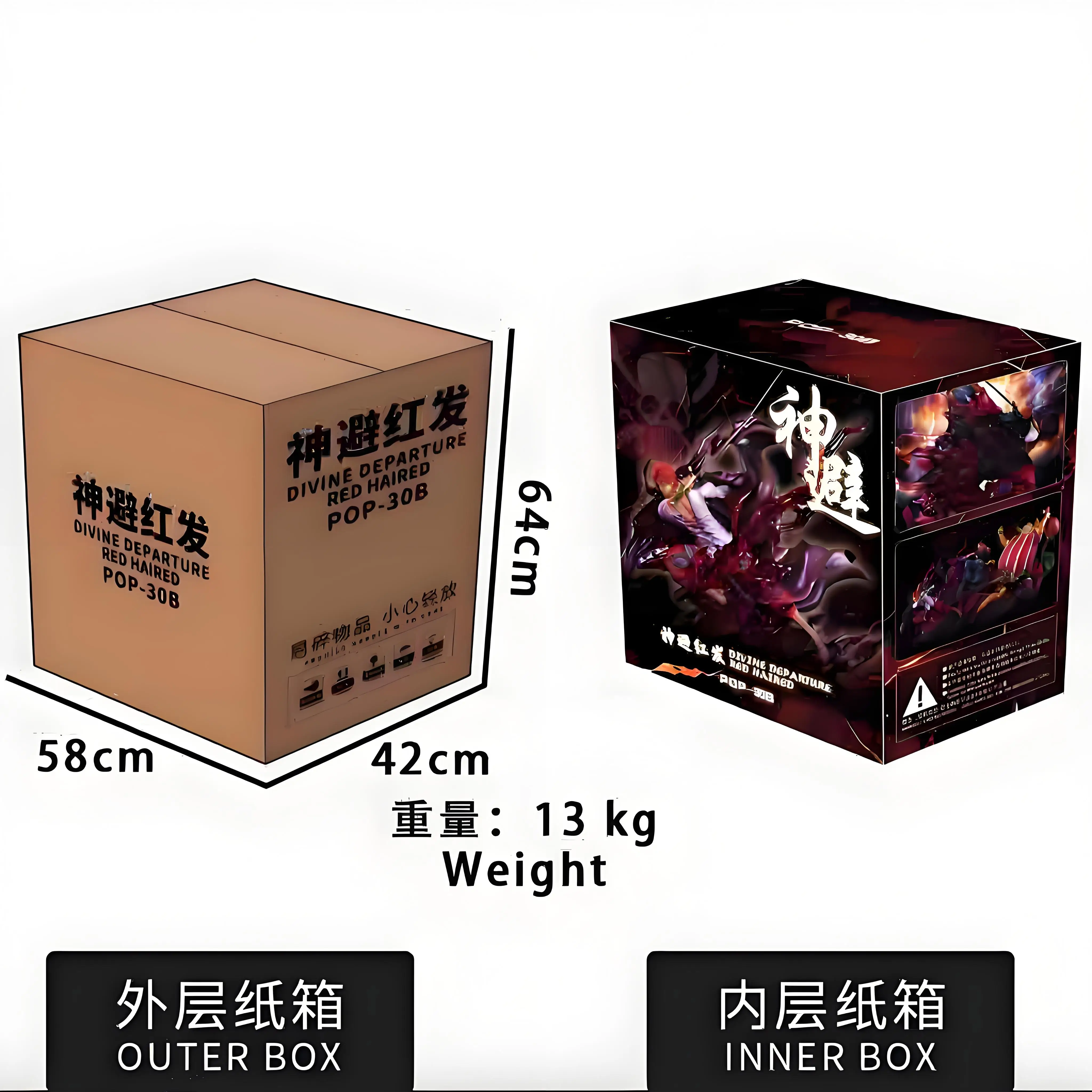 Original une pièce JacksDo Kamusar Anime périphérique résine Statue lutte état Collection ornements modèle cadeau jouets enfants