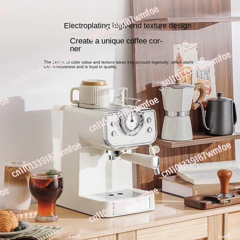 Trade Coffee Maker Household Espresso Maker Semi-automatic 20Bar Concentrated High-pressure Steam Milk Espresso Coffee Machine