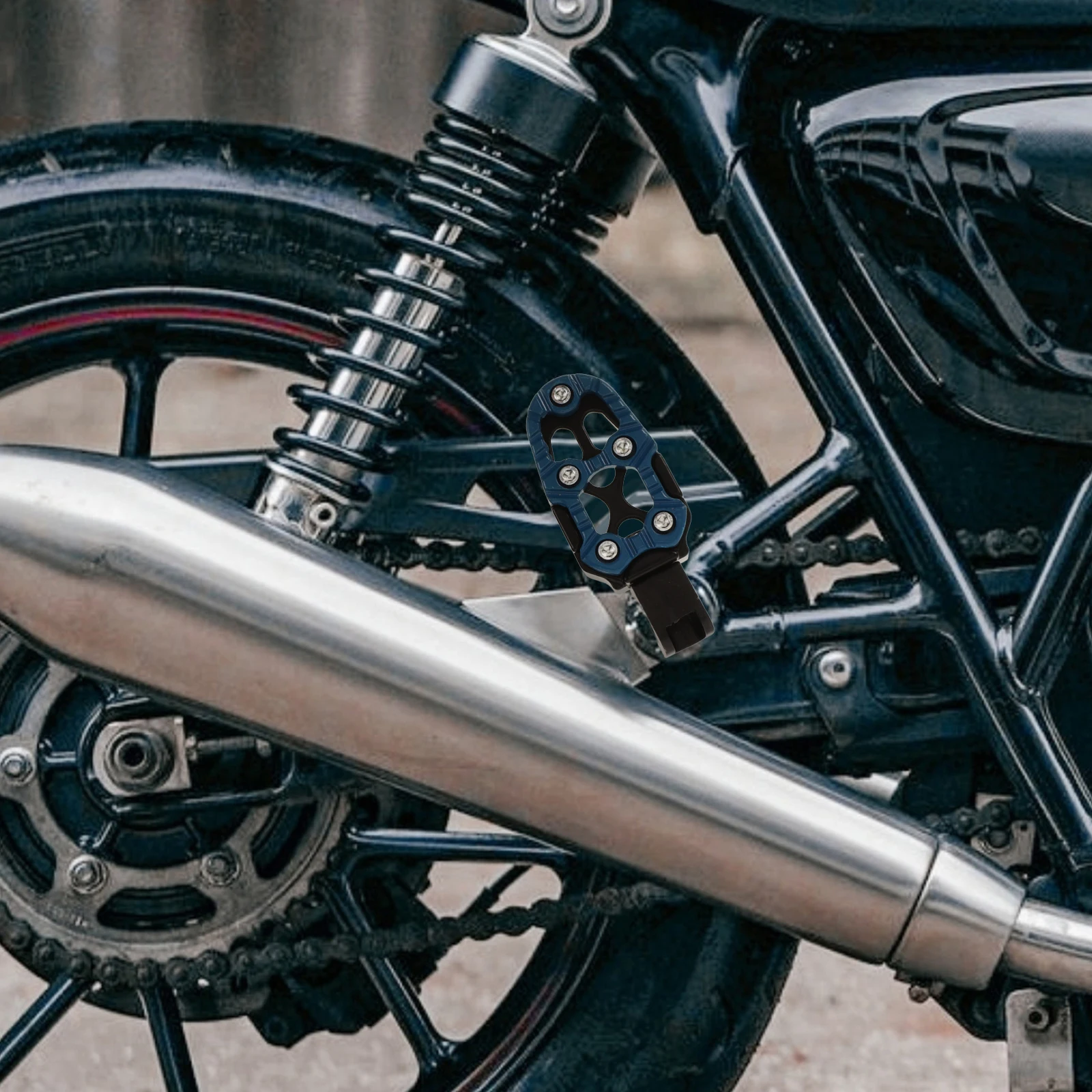 

2pcs Aluminum Alloy Motorcycle Foot Pegs Universal Anti Slip Strong Support Dirt Accessories Pit Bike Pegs Mini Bike Parts Off