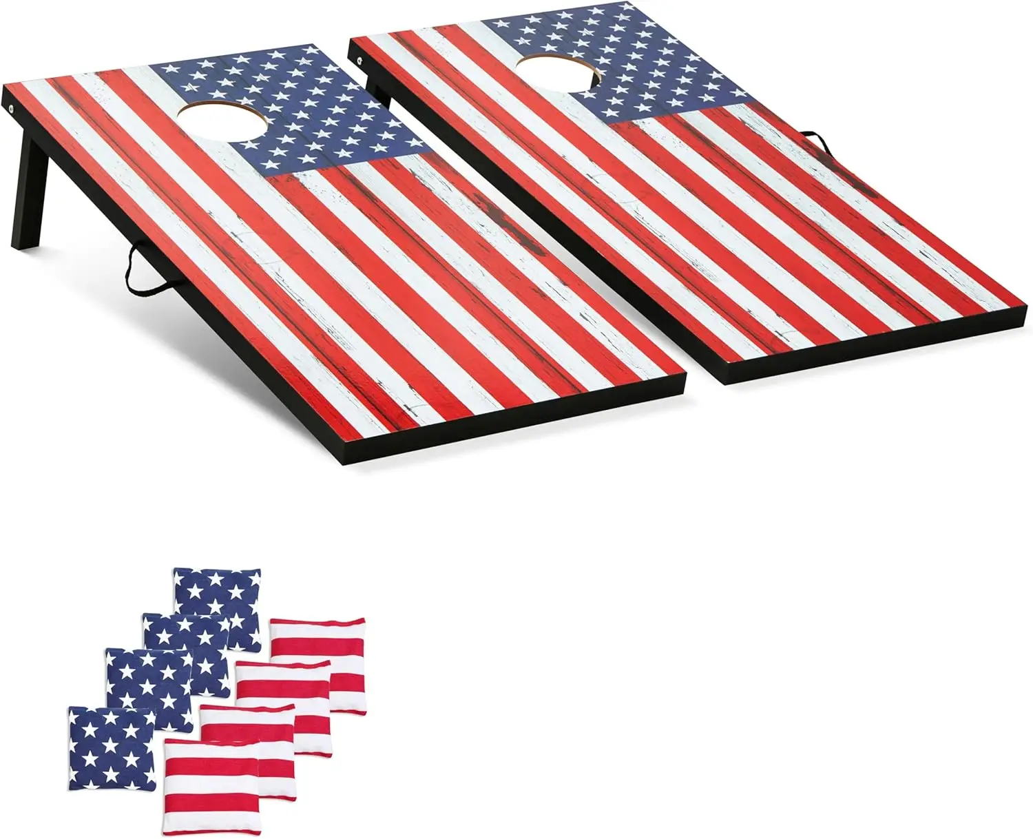 

Portable Cornhole Board Set for Adults, Regulation or Tailgate Size, Fun Outdoor Games